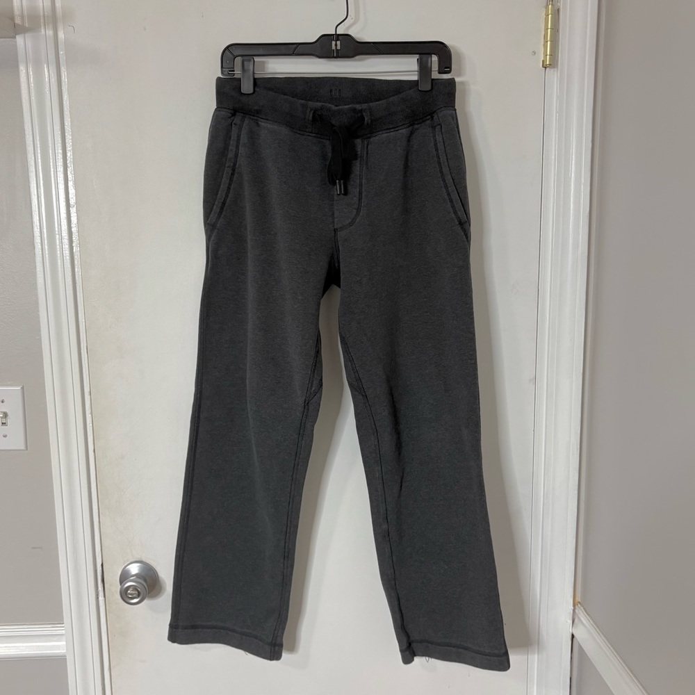 Lululemon Mens Heather Gray Drawstring Waist Sweatpants